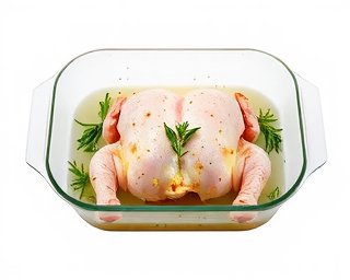 Diagram of brining a chicken for better results